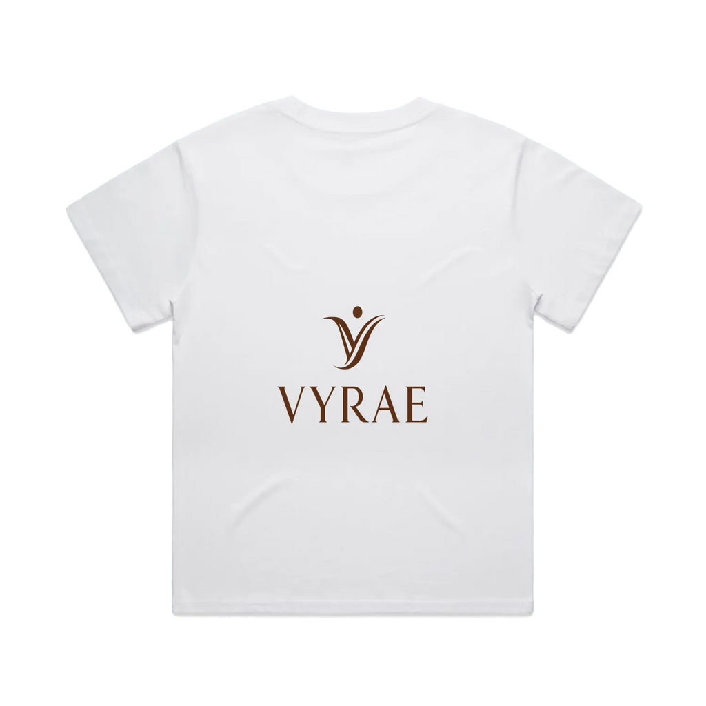 White back flat lay