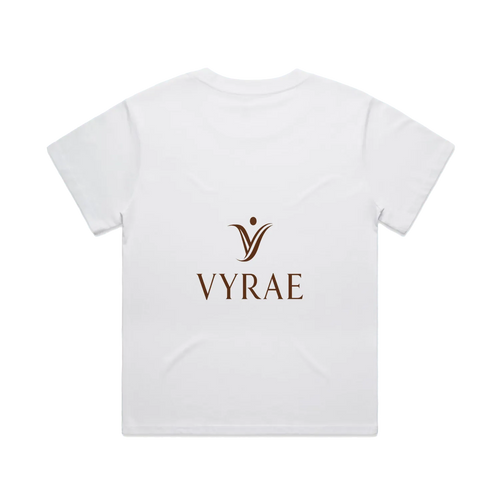 White back flat lay
